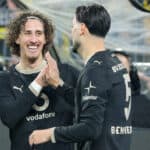 Fabio Silva und Ramy Bensebaini