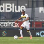 F.C.Famalicao vs C.D.Nacional - Liga Betclic Ibrahima Ba player of F.C.Famalicao during the match between F.C.Famalicao vs C.D.Nacional - Liga Betclic , Complexo desportivo do Futebol Clube Famalicao , Vila nova de Famalicao , Portugal Photo by Tiago Cruz/Avant Sports Vila nova Famalicao Complexo desportivo do Futebol Clube Famalicao Portugal Copyright: xTiagoxCruzx/xAvantxSportsx