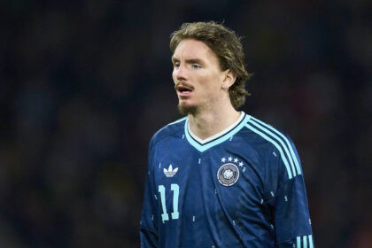 Nick Woltemade of Germany in the friendly match GERMANY - GHANA 2-1 in preparation for FIFA World Cup, WM, Weltmeisterschaft, Fussball 2026 on Mar 30, 2026 in Stuttgart, Germany.