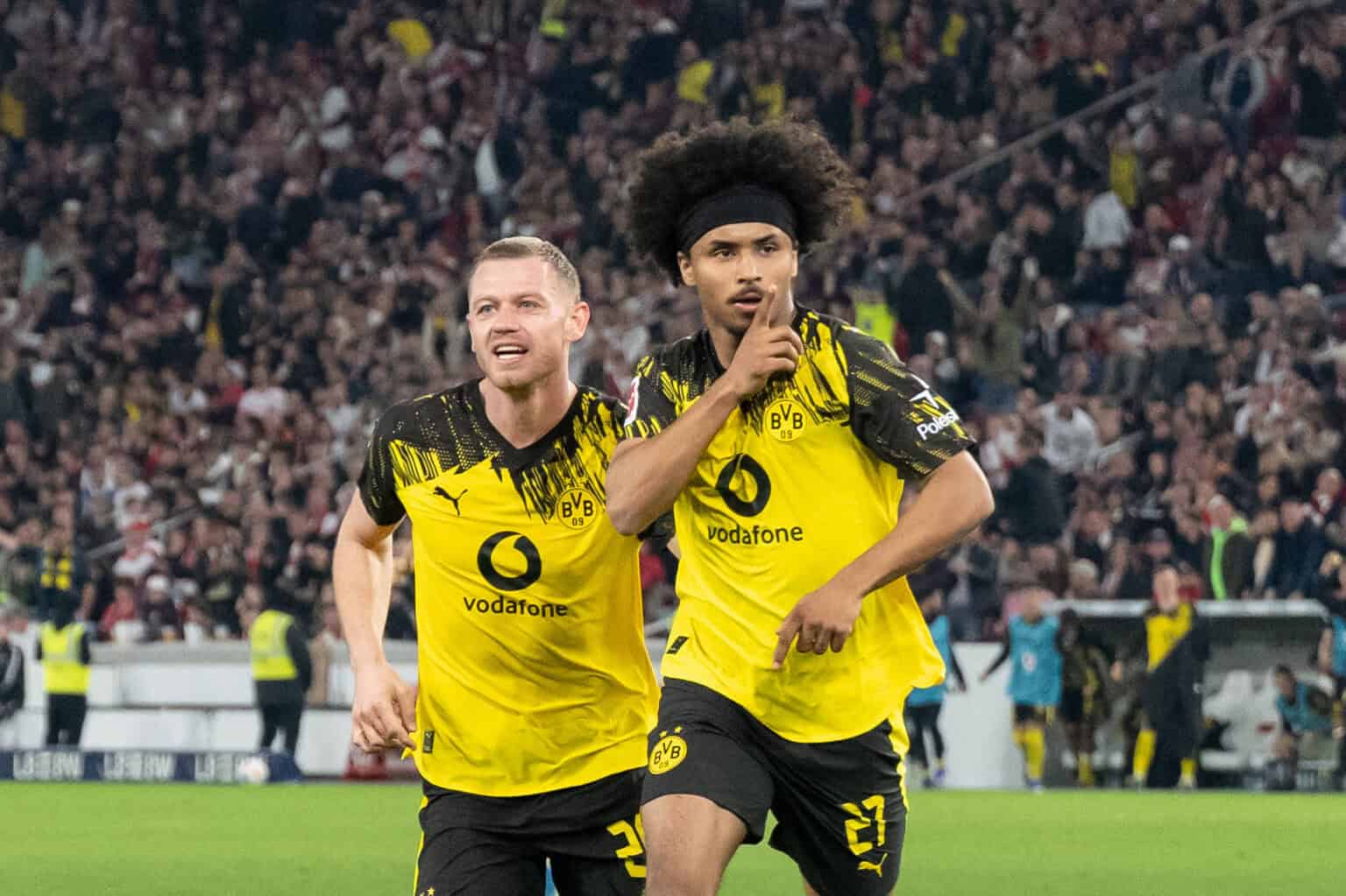 Julian Ryerson und Karim Adeyemi