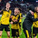 Nico Schlotterbeck, Daniel Svensson, Fabio Silva und Carney Chukwuemeka