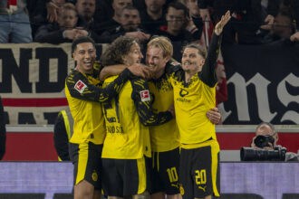 Jobe Bellingham, Fabio Silva, Julian Brandt und Marcel Sabitzer