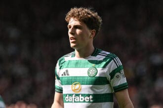 Celtic v St Mirren Scottish Gas Men s Scottish Cup Arne Engels of Celtic during the Scottish Gas Men s Scottish Cup Semi-final match at Barclays Hampden, Glasgow 19/04/2026 UK Newspapers OUT Copyright: xJamiexJohnstonx FIL-23312-0240