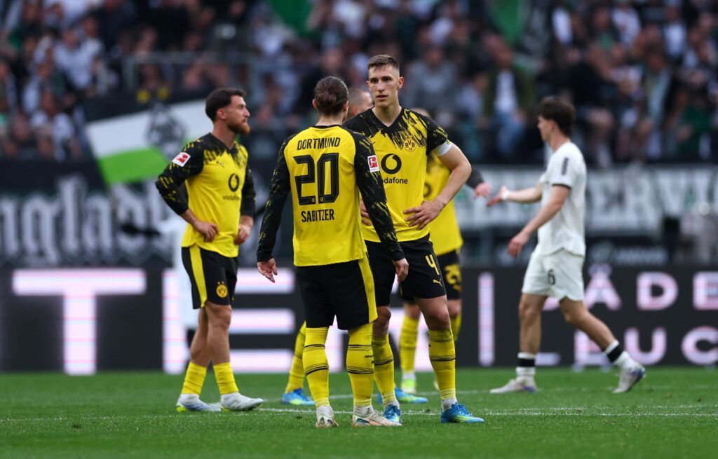 Salih Özcan, Marcel Sabitzer und Nico Schlotterbeck