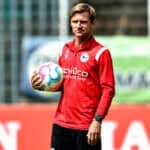 09-07-2022 / pmk / NF126786 Fussball/Herren Testspiel Saison 2022/2023 Ohlendorf-Stadion / Guetersloh Corona-Spieltag DSC Arminia Bielefeld - PSV Eindhoven NL Sebastian HILLE -CO-Trainer- *** 09 07 2022 pmk NF126786 football men test match season 2022 2023 Ohlendorf stadium Guetersloh Corona match day DSC Arminia Bielefeld PSV Eindhoven NL Sebastian HILLE CO coach