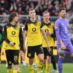 Fabio Silva, Nico Schlotterbeck, Maximilian Beier und Gregor Kobel