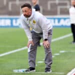 Sonntag 11.05.2026, Saison 2025/26, Regionalliga West, 33. Spieltag im Stadion Rote Erde Dortmund, BVB Borussia Dortmund II - 1. FC Kˆln U23, Daniel Rios Trainer, BVB II *** Sunday 11 05 2026, Season 2025 26, Regionalliga West, Matchday 33 at Stadion Rote Erde Dortmund, BVB Borussia Dortmund II 1 FC Kˆln U23, Daniel Rios Coach, BVB II