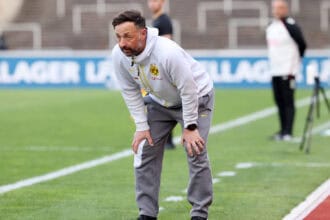 Sonntag 11.05.2026, Saison 2025/26, Regionalliga West, 33. Spieltag im Stadion Rote Erde Dortmund, BVB Borussia Dortmund II - 1. FC Kˆln U23, Daniel Rios Trainer, BVB II *** Sunday 11 05 2026, Season 2025 26, Regionalliga West, Matchday 33 at Stadion Rote Erde Dortmund, BVB Borussia Dortmund II 1 FC Kˆln U23, Daniel Rios Coach, BVB II
