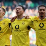 Nico Schlotterbeck, Jobe Bellingham und Felix Nmecha