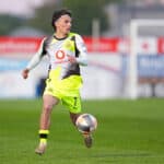 22.04.2026, xydrx, Fuﬂball, Regionalliga West, SSVg Velbert 02 - Borussia Dortmund II, Saison 2025 2026, IMS Arena: Babis Drakas Borussia Dortmund II, 7 *** 22 04 2026, xydrx, Football, Regionalliga West, SSVg Velbert 02 Borussia Dortmund II, Season 2025 2026, IMS Arena Babis Drakas Borussia Dortmund II, 7 Copyright: HMBxMedia/YannisxDreimann