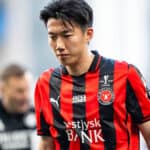 FC Copenhagen v FC Midtjylland, Oddset Cup final 2026, Copenhagen, Denmark Copenhagen, Denmark. 14th, May 2026. Han-beom Lee of FC Midtjylland seen during the 2026 Oddset Cup final between FC Copenhagen and FC Midtjylland at Parken in Copenhagen. Denmark, Copenhagen PUBLICATIONxNOTxINxDENxNORxFINxBEL Copyright: xGonzalesxPhoto/TobiasxJorgensenx