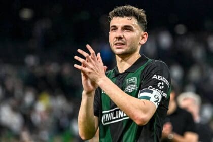 Russia Soccer Premier-League Krasnodar - Orenburg 9167790 17.05.2026 Krasnodar s Eduard Spertsyan celebrates the team s victory in the Russian Premier-League soccer match between Krasnodar and Orenburg, in Krasnodar, Russia. Andrey Shramko / Sputnik Krasnodar Russia PUBLICATIONxINxGERxSUIxAUTxESTxLTUxLATxNORxSWExDENxNEDxPOLxUKxAUSxONLY Copyright: xAndreyxShramkox