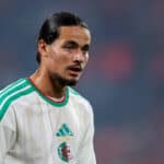 ROTTERDAM, NETHERLANDS - JUNE 3: Anis Hadj Moussa of Algeria looks on during the International Friendly, L‰nderspiel, Nationalmannschaft match between Netherlands and Algeria at Stadion Feijenoord on June 3, 2026 in Rotterdam, Netherlands. PUBLICATIONxINxGERxSUIxAUTxONLY Copyright: xRenexNijhuis/MBxMediax