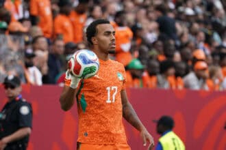Deutschland vs Ivory Coast Fussball , Weltmeisterschaft 2026, FIFA WM 2026, Fussball World Cup , Canada USA, Mexico-2026, , Deutschland vs ElfenbeinK¸ste Germany vs Ivory Coast, Gruppenphase, Gruppen E , 20 .06.2026, Toronto Stadium Kanada, Guela Doue Elfenbeink¸ste , Aktion Einzelbild Foto Chai von der Laage FIFA regulations prohibit any use of photographs as image sequences and/or quasi-video. EDITORIAL USE ONLY, *** Soccer, 2026 World Cup, FIFA World Cup 2026, Soccer World Cup, Canada, USA, Mexico 2026, Germany vs. Ivory Coast, Group Stage, Group E, June 20, 2026, Toronto Stadium, Canada Guela Doue, Ivory Coast Action still photo by Chai von der Laage. FIFA regulations prohibit any use of photographs as image sequences and/or quasi-video. EDITORIAL USE ONLY,,detected_source_language