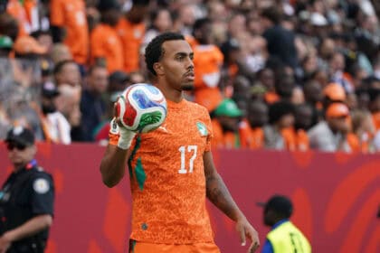 Deutschland vs Ivory Coast Fussball , Weltmeisterschaft 2026, FIFA WM 2026, Fussball World Cup , Canada USA, Mexico-2026, , Deutschland vs ElfenbeinK¸ste Germany vs Ivory Coast, Gruppenphase, Gruppen E , 20 .06.2026, Toronto Stadium Kanada, Guela Doue Elfenbeink¸ste , Aktion Einzelbild Foto Chai von der Laage FIFA regulations prohibit any use of photographs as image sequences and/or quasi-video. EDITORIAL USE ONLY, *** Soccer, 2026 World Cup, FIFA World Cup 2026, Soccer World Cup, Canada, USA, Mexico 2026, Germany vs. Ivory Coast, Group Stage, Group E, June 20, 2026, Toronto Stadium, Canada Guela Doue, Ivory Coast Action still photo by Chai von der Laage. FIFA regulations prohibit any use of photographs as image sequences and/or quasi-video. EDITORIAL USE ONLY,,detected_source_language