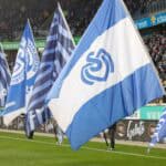 MSV Duisburg Fahnen Logo Wappen