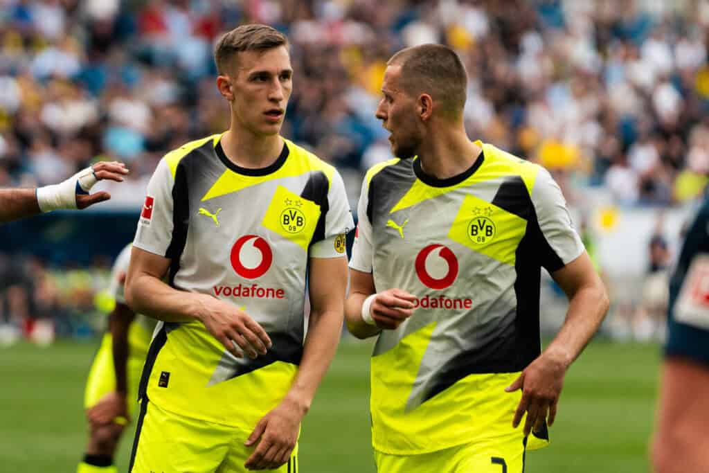 Nico Schlotterbeck und Waldemar Anton