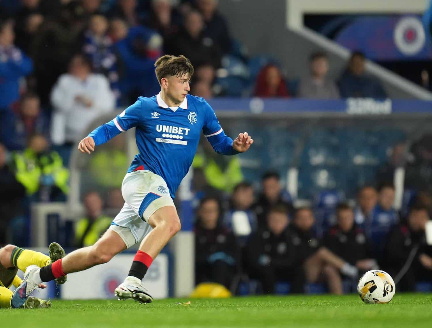 Mikey Moore of Rangers Rangers v Hibernian, William Hill Scottish Premiership, Football, Ibrox Stadium, Glasgow, Scotland, UK - 13 May 2026Glasgow Ibrox Stadium United Kingdom EDITORIAL USE ONLY No use with unauthorised audio, video, data, fixture lists, club/league logos or live services. Online in-match use limited to 120 images, no video emulation. No use in betting, games or single club/league/player publications. PUBLICATIONxINxGERxSUIxAUTxHUNxGRExMLTxCYPxROUxBULxUAExKSAxCHNxDENxINDxITAxPORxESPxSWExTURxMEXxCOLxVENxPERxECUxBRAxARGxCHIxURUxPARxPANxONLY Copyright: xStuartxWallace/Shutterstockx 16871245ai