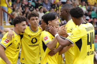 Marwan Mirza, Samuele Inacio, Takato Yamamoto, Serhou Guirassy und Enzo de Pina Duarte dos Santos