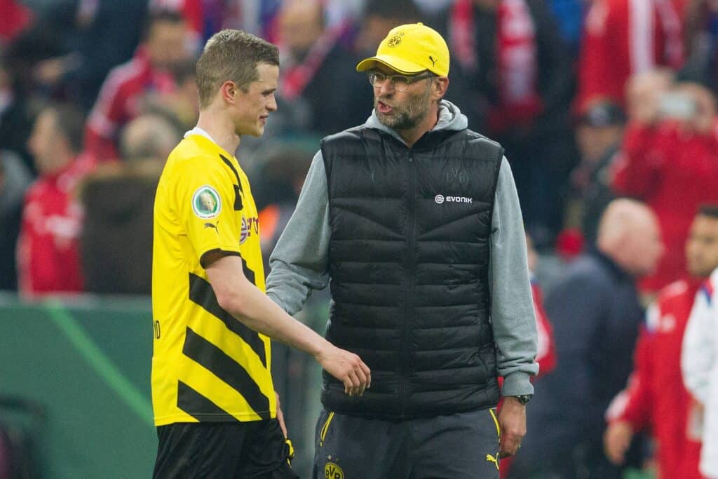 Sven Bender und Jürgen Klopp