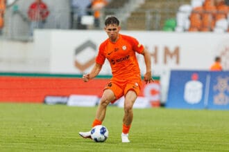 Marcel Regula seen during PKO BP Ekstraklasa 26/27 game between teams of Zaglebie Lubin and Piast Gliwice Ernest Kolodziej/Ball Raw Images Lubin KGHM Zaglebie Arena Poland Copyright: xErnestxKolodziejx ernestkolodziej_zaglebie_piast_2627_OL_7890