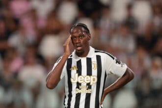 Juventus v Parma - Serie A - Allianz Stadium Turin, Italy, 29th August 2026. Jonathan David of Juventus reacts during the Juventus vs Parma Serie A match at Allianz Stadium, Turin. Picture credit should read: Jonathan Moscrop / Sportimage Turin Allianz Stadium Italy