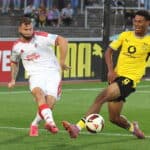 Regionalliga West: Borussia Dortmund U23 - 1.FC Koeln U21 ** NUR F‹R REDAKTIONELLE ZWECKE ** EDITORIAL USE ONLY **Fussball Regionalliga West 2.Spieltag Freitag 07.08.2026 Ort: Stadion Rote Erde Dortmund Borussia Dortmund II - 1.FC Koeln II im Bild links Luis Magnus Stapelmann (1.FC Koeln II) rechts Benedikt Wuestenhagen (BVB II) Deutschland Dortmund Copyright: StefanxRittershaus *** Regionalliga West: Borussia Dortmund U23 vs. 1. FC Kˆln U21 ** FOR EDITORIAL PURPOSES ONLY ** EDITORIAL USE ONLY ** p Soccer Regionalliga West Matchday 2 Friday, August 7, 2026 Location: Rote Erde Stadium, Dortmund Borussia Dortmund II vs. 1. FC Kˆln II Pictured: Luis Magnus Stapelmann (1. FC Kˆln II) on the left; Benedikt Wuestenhagen (BVB II) Copyright: StefanxRittershaus doc8728otfhozmou20ywb5 ,EDITORIAL USE ONLY