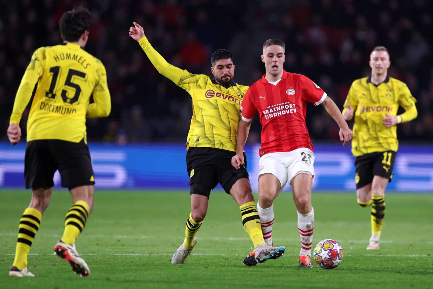 Joey Veerman und Emre Can