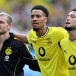 Julian Ryerson, Felix Nmecha und Ramy Bensebaini
