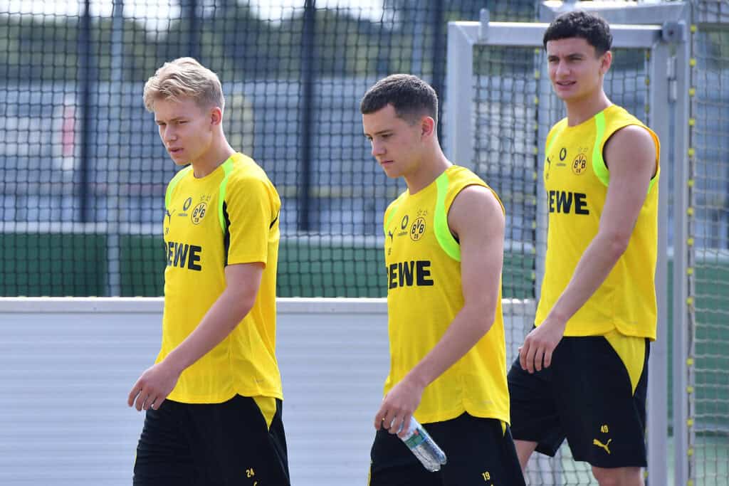 Daniel Svensson, Konstantinos Karetsas und Luca Reggiani