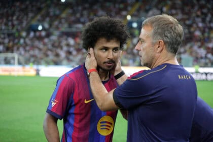 Karim Adeyemi und Hansi Flick