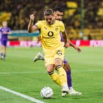 DFB-Pokal: HEBC - Borussia Dortmund, 01.09.2026 Marcel Sabitzer Borussia Dortmund, 20 am Ball Fuﬂball, DFB-Pokal, 1. Runde: HEBC vs. Borussia Dortmund am 01.09.2026 im Volksparkstadion, Hamburg DFB REGULATIONS PROHIBIT ANY USE OF PHOTOGRAPHS AS IMAGE SEQUENCES AND/OR QUASI-VIDEO. *** DFB Cup: HEBC vs. Borussia Dortmund, September 1, 2026 Marcel Sabitzer of Borussia Dortmund, No. 20 with the ball soccer, DFB Cup, First Round: HEBC vs. Borussia Dortmund on September 1, 2026, at the Volksparkstadion, Hamburg. DFB regulations prohibit any use of photographs as image sequences and/or quasi-video. Copyright: xBEAUTIFULxSPORTS/Tonh‰userx