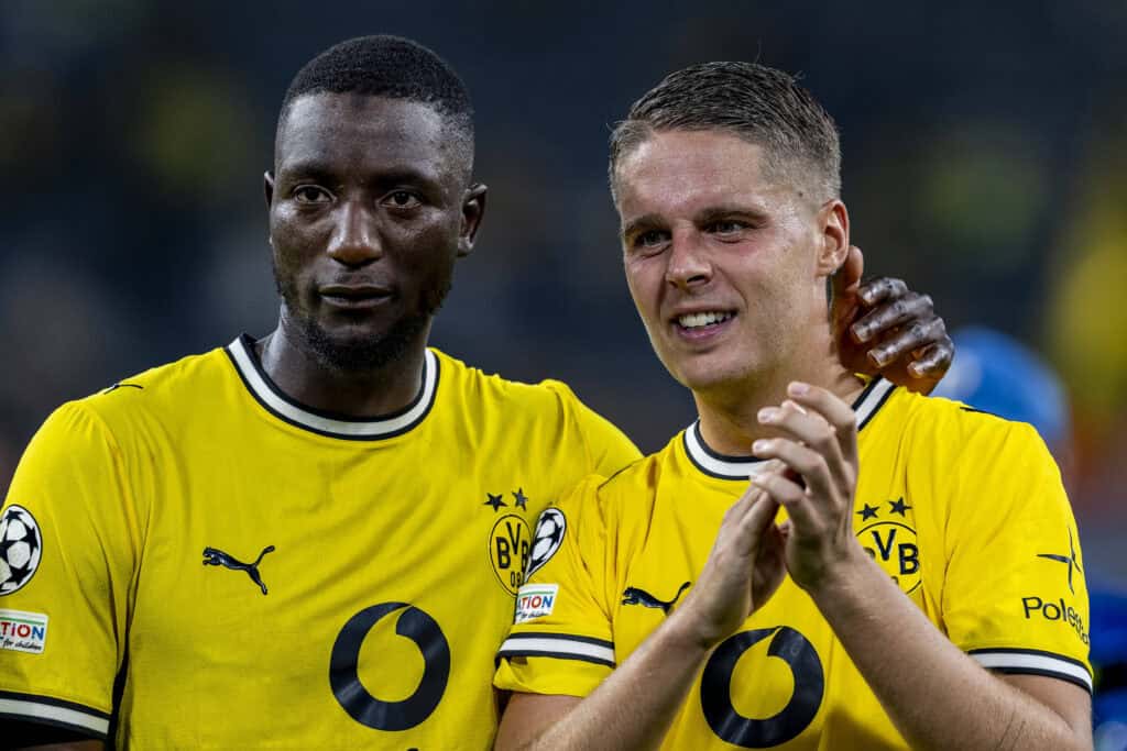 Serhou Guirassy und Joey Veerman