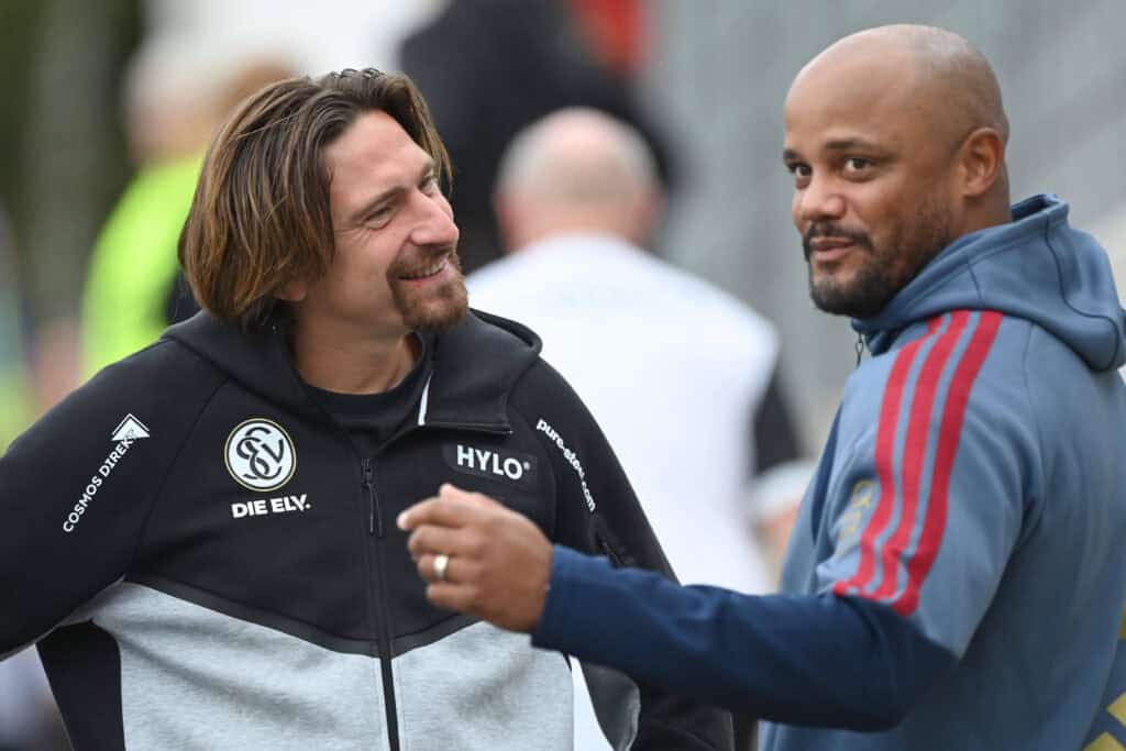 Vincent Wagner und Vincent Kompany