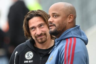 Vincent Wagner und Vincent Kompany