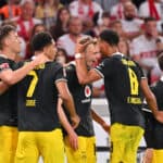 Fussball 1. Bundesliga/ VfB Stuttgart - Borussia Dortmund 0-1