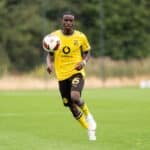 26.07.2026, GER Deutschland, Fussball, Saison 2026/2027, Testspiel zwischen Borussia Dortmund U23 vs Jong FC Utrecht Daniel Sumbu BV Borussia Dortmund U23, 45 Einzelaktion Ganzkˆrper / Ganzkoerper Ball am Fuss Dortmund BVB-Trainingsgel‰nde Hohenbuschei Nordrhein Westfalen Deutschland *** July 26, 2026, GER Germany, Soccer, 20262027 season, Friendly match between Borussia Dortmund U23 and Jong FC Utrecht Daniel Sumbu, BV Borussia Dortmund U23, 45 individual move, full body, ball at his feet, Dortmund BVB training facility, Hohenbuschei, North Rhine-Westphalia, Germany Copyright: xnordphotoxGmbHx/xSchulzex