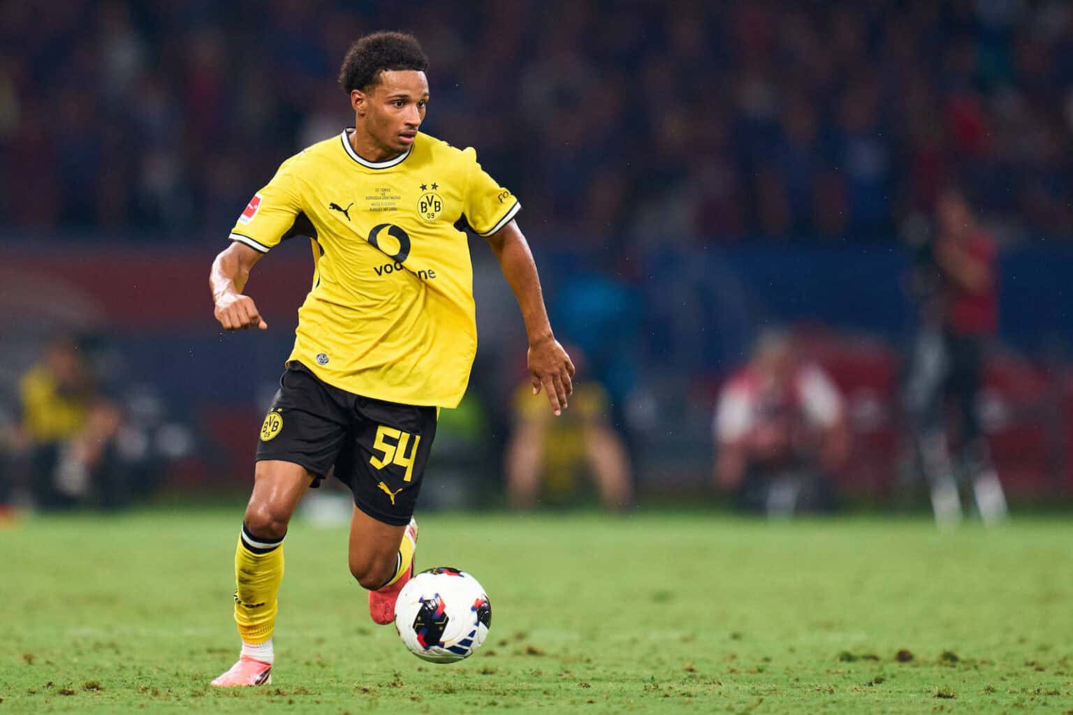 Miguel Adje Dortmund, AUGUST 1, 2026 - Football / Soccer : International Friendly, L‰nderspiel, Nationalmannschaft match between FC Tokyo -1 Borussia Dortmund at MUFG STADIUM National Stadium in Tokyo, Japan. PUBLICATIONxNOTxINxJPN aflo_339794831 KenxAsakurax